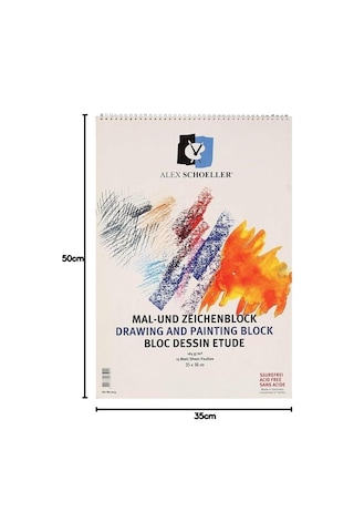 Alex Schoeller A.spr.rsm.165.35 Resim Defteri 165 Gr. 35x50 Alx-024
