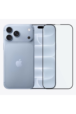 Safeus Tam Kaplayan Ekran Koruyucu Cam , İphone 18 Pro İle Uyumlu