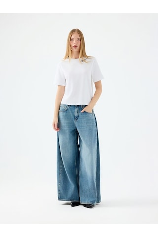LOFT Regular Fit Kadın Tshirt K.kol Lf2040704 Q1.v1 Beyaz