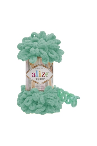 Alize Puffy El Örgü İpi (5 Li Paket) - 490-Mint Alize Puffy El Örgü İpi (5 Li Paket) - 490-Mint