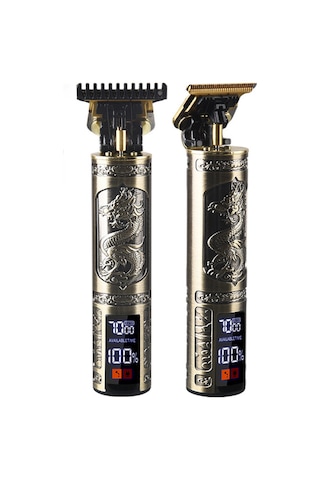 Bintech Vintage T9 LCD Ekranlı Saç Sakal Düzeltme Makinesi