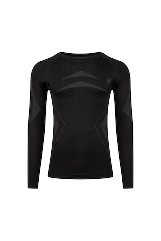 2as Erkek Heatwave Seamless Baselayer Üst İçilk Siyah/gri 001