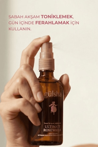 Gülsha Tam Gül Suyu 200 ML