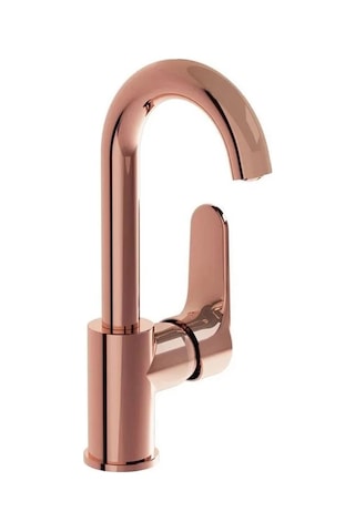 VitrA 4275429 Root Round Döner Borulu Soft Bakır Lavabo Bataryası