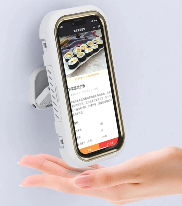 Su Geçirmez Hareketli Telefon Tutucu Stand Kahverengi