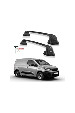 Turtle Peugeot Partner 2019-2025 Ara Atkı Air3 Siyah