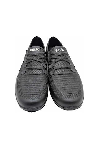 Traqqua Erkek Kara Lastik Ayakkabı Rahat Ve Dayanıklı - Traqqua - Siyah - 41