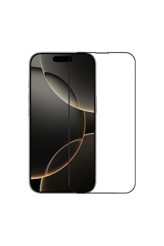Apple Uyumlu iPhone 16 Pro Ekran Koruyucu 9d Tam Kaplayan Kavisli