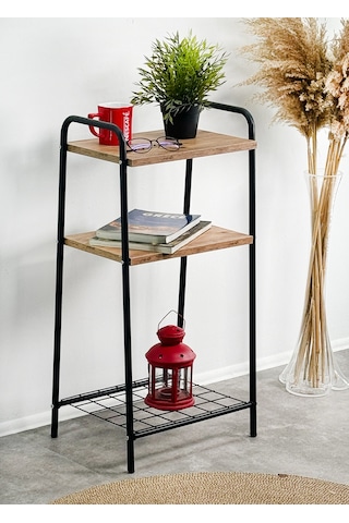 Yan Sehpa 2 Katlı Raflı Orta Sehpa 5505