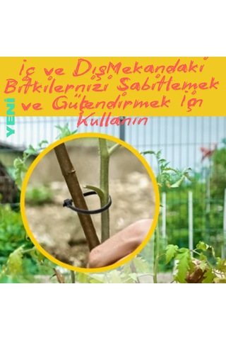 3.6x300 Mm Siyah Plastik Kablo Bağı Klipsi Cırt Kelepçe 100 Lü Paket 3.6 X 300mm - Siyah