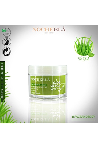 Nochebla Cosmetics Aloe Vera Özlü Nemlendiricili El ve Vücut Kremi 100 ML