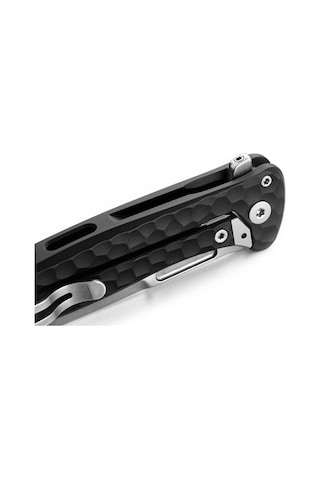 Lionsteel Emmet Em01a Bs Stonewashed Magnacut Black Aluminium Hammertone Kamp Çakı Siyah