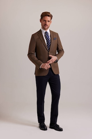 Erkek Taba Regular Fit Mono Yaka Blazer Ceket 001