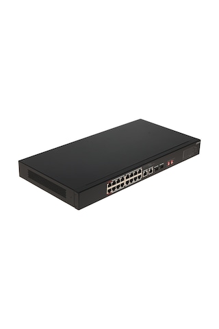 Dahua S3218-16et-135, 16 Port, Megabit, Poe 135w, 2 Port Gigabit Uplink, 2 Port Gigabit Sfp, Longe Range 250mt, Yönetil