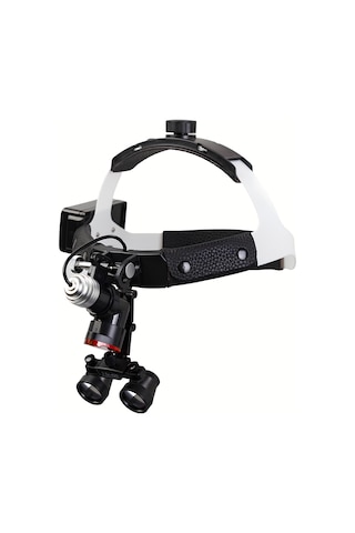 Ttl 2.5x420 5w Işıklı Baş Üstü Kafa Bandı Büyüteç Loupe Tıbbi Görüş İçin Işıklı Ergonomik Kafa Bandı Ttl Diş Hekimliği Büyüteç