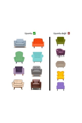 Tekli Pamuklu Koltuk Örtüsü Strech Bordo