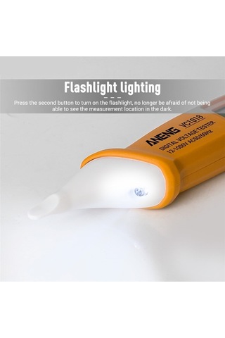 Pazly Vc1018 Test Temassız Sensör Lcd Kalem Fonksiyonlu Elektrik Ekranlı Dijital Çok Cihaz Aneng 12v-1000v Eo