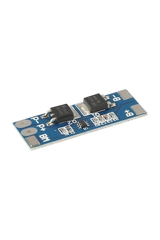 Bakayelektronik-2S 8A Li-İon 7.4V 8.4V 18650 Bms Pcm 15A Tepe Akım Pil Koruma