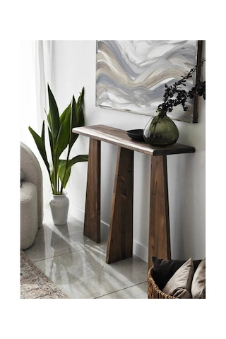 Ela Wood Working Cleopatra Masif Ağaç Dresuar 100cm Ceviz