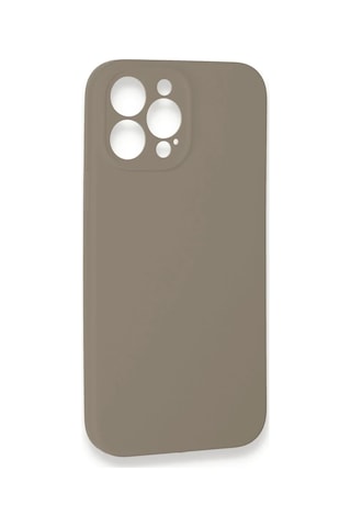 Newface - 749 - iPhone Uyumlu 13 Pro Max Kılıf Lansman Legant Silikon - Csmo-tex - - Bej