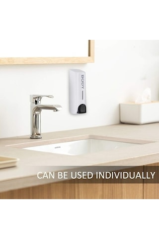 Dancemonkey 3'lü Duş Jeli, Beyaz Duş Paneli, Renkli Set, Sabunluk Ve Çok Renkli Çok Renkli