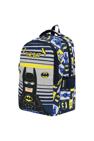 Beslenmeli Erkek Okul Çantası Mavi 555batman-4 MAvi