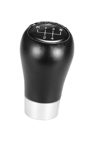 Geeksen Bmw 3/5/6 Serisi E30/e34/e36/e38/e39/e46/e60/e90 İçin 5 Vites Manuel Vites Topu - Kolay Kurulum, Direk Değişim, Dayanıklı Pu Deri Siyah