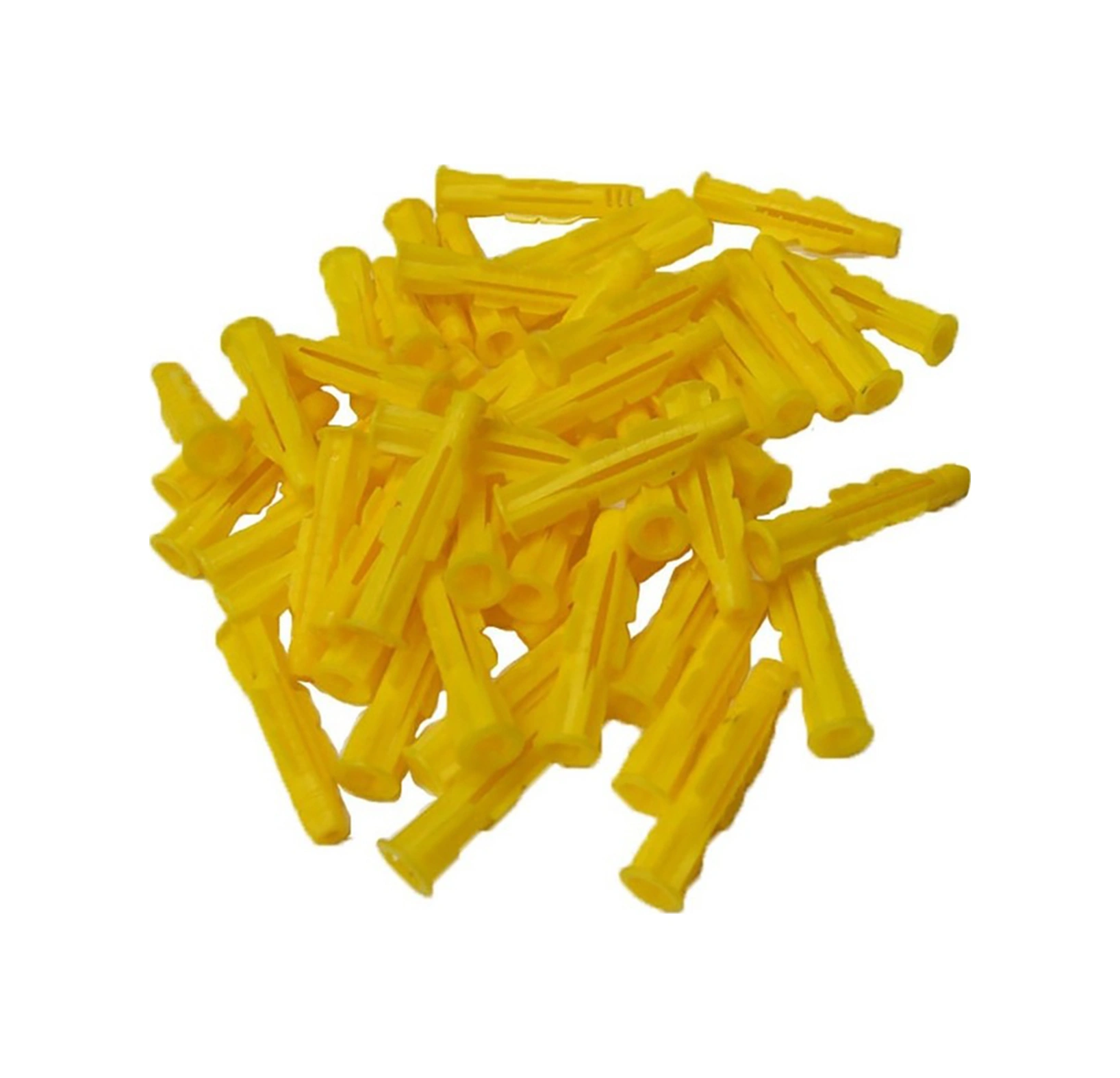 10mm Roket Dübel Profesyonel 10mm Plastik Sarı Dübel 10 60 100 Adet -
