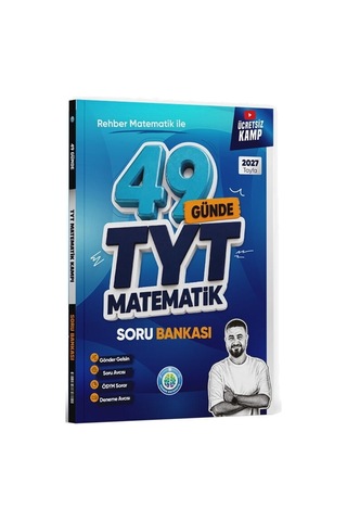 Rehber Matematik 49 Günde Tyt Matematik Video Ders Kitabı Ve Soru Bankası Set 2 Kitap