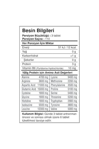 Bigjoy Sports Aminobig Amino Asit 330 Tablet