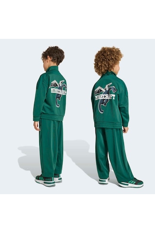 Adidas Little Kids Minecraft Pnts Çocuk Yeşil Eşofman Altı Kh3199
