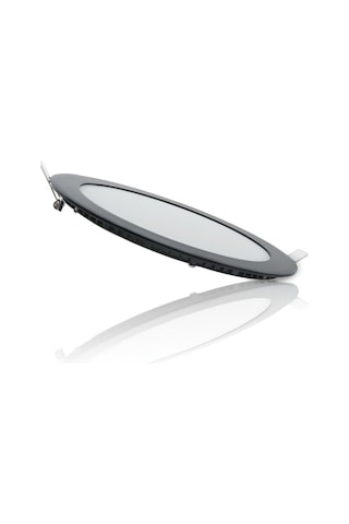 YCL 18 W Led Panel- Gün Işığı 3000K- Yuvarlak-Siyah-S/A-ALP-1218G