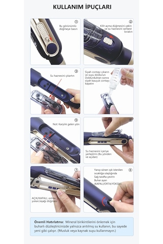 Beauty Steam Flow Buharlı Saç Düzleştirici Ve Şekillendirici