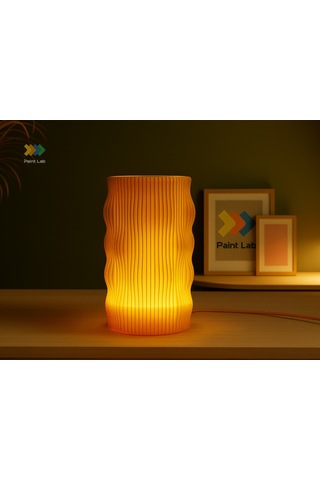 Pori-lamp Dalga Tasarımlı Modern Dekoratif Masa Lambası - Şık Aydınlatma