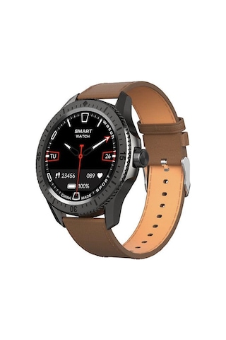 Smartwatch SK22 1.43" Akıllı Saat (İthalatçı Garantili) Deri + Silikon Kordon