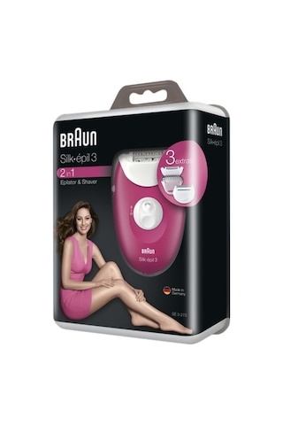Braun Silk-Epil 3 3273 2 in 1 Tıraş Başlıklı Epilatör