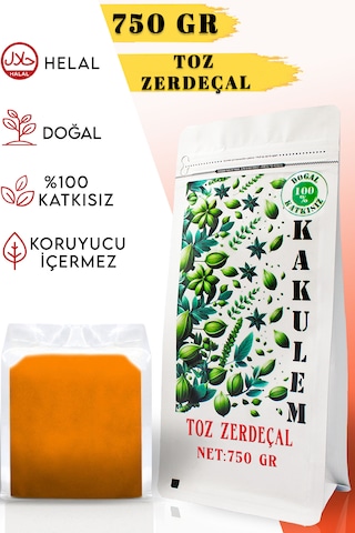Kakulem Öğütülmüş Toz Zerdeçal 750 G