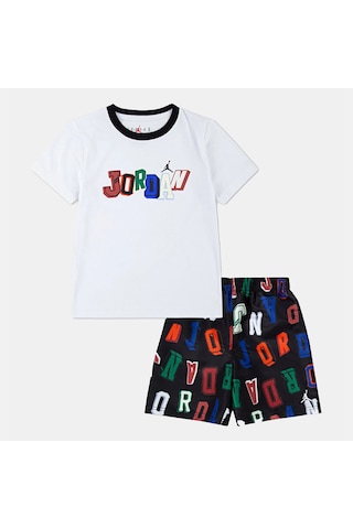 Nike Nıke Jordan Erkek Çocuk Şort T-shırt Takım 65d705-023 Çok Renkli