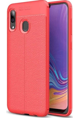 Huawei Honor 8C Kılıf Zore Niss Deri Desenli Silikon Kılıf