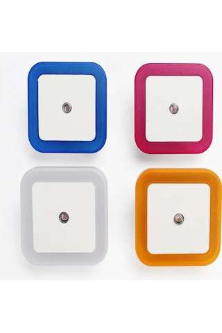 Cata 1w Fişli Sensörlü Gece Lambası 4 Ürün 4 Renk Ct-9500 Diğer