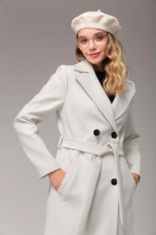 Tam Boy Kaşe Kaşmir Ekru Kaban 001