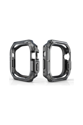 Apple Uyumlu Watch 40mm Zore Watch Gard 08 Sert Pc + Silikon Koruyucu