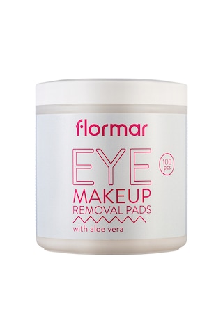 Flormar 100'lü Göz Makyaj Temizleyici - Eye Makeup Removal Pads - 001 - 8690604557363