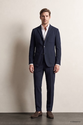 D'S Damat Ds Damat Comfort Lacivert Gofre Desenli Takim Elbise 6hc05ort00601 101