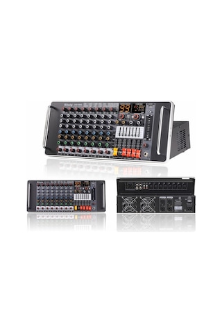 König KRP-PRO8 8 Kanal Power Mikser Anfi 2x550 Watt