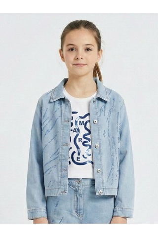Xo Kids Kız Çocuk 3lü Alt Üst Kombin Takmı 8-14 Yaş Set0498 Mavi