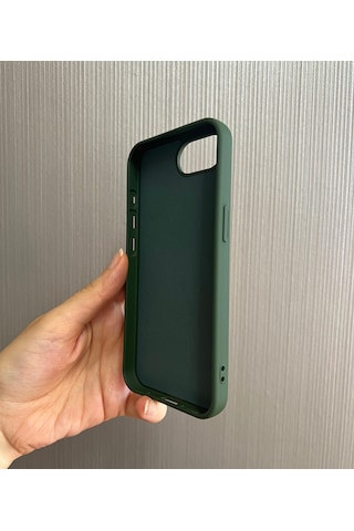Apple Uyumlu iPhone 16e Logolu İçi Kadife Silikon Lansman Kılıf