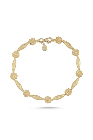 Özçam Gold 14 Ayar Buket Altın Bileklik Sarı