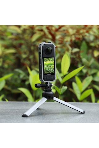 Sunnylıfe Ist-bk514 Insta360 X3 Kamera Kafesi Alüminyum Alaşımlı Koruyucu Çerçeve Genişletme Braketi