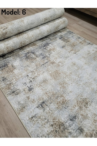 Arbese Premium Halı Yolluk Oturma Odası, Mutfak, Antre Ve Koridor Halısı Gri-vizon Arbs6bnyn